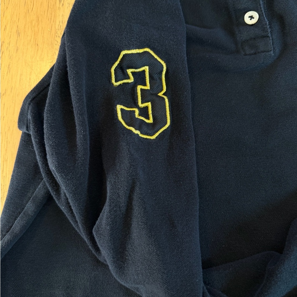 U.S. Polo Assn. Women’s Long Sleeve Polo Shirt Black & Gold Embroidered XL - Picture 4 of 8